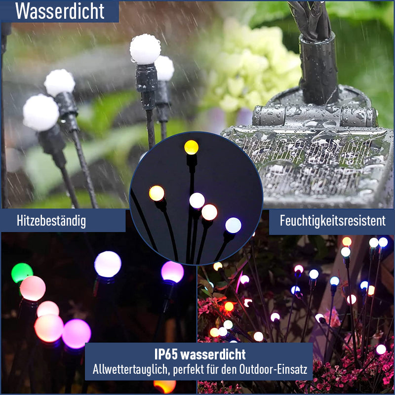 Solar Garden LED Firefly Plug Light