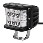 LED strobe spotlight with three sides for car