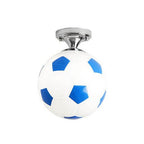 SportLume Creative Ceiling Light | Basketball & Football Design | Semi-Mount | Glass Lamp