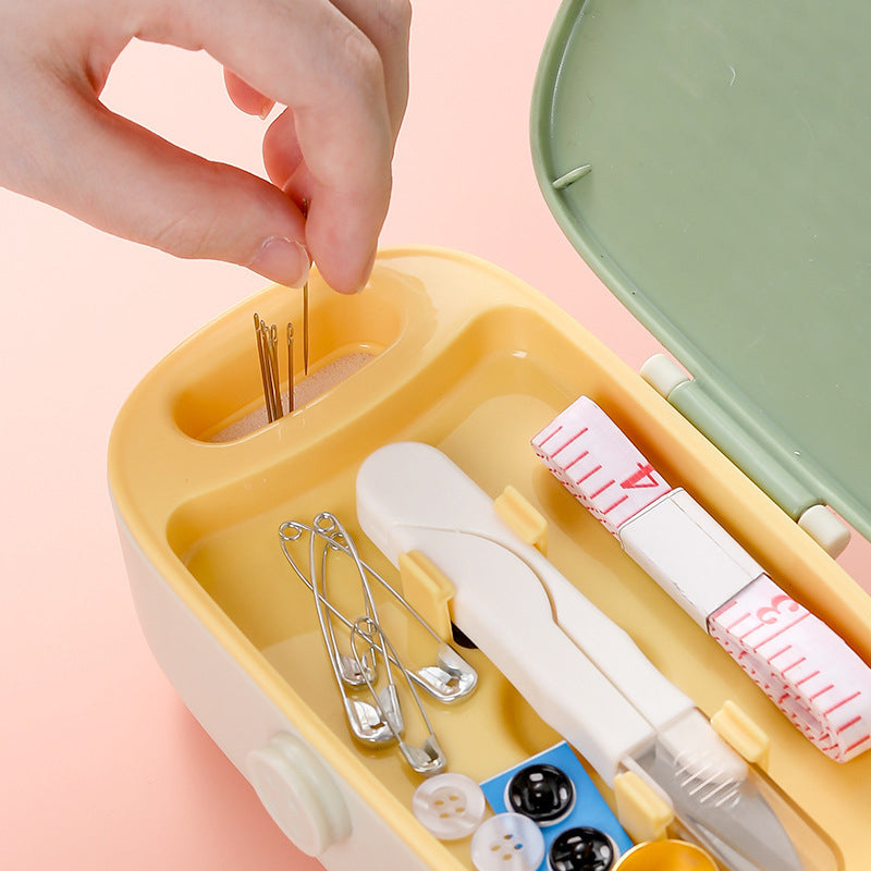 Multifunctional sewing needle and thread box