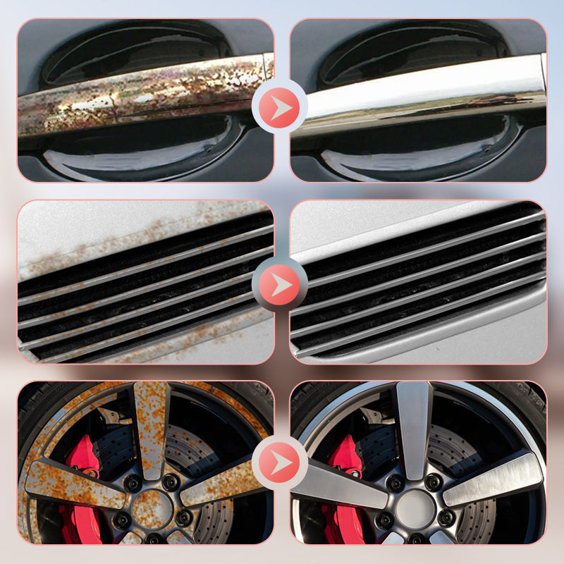 Multifunctional efficient long-lasting car rust remover spray