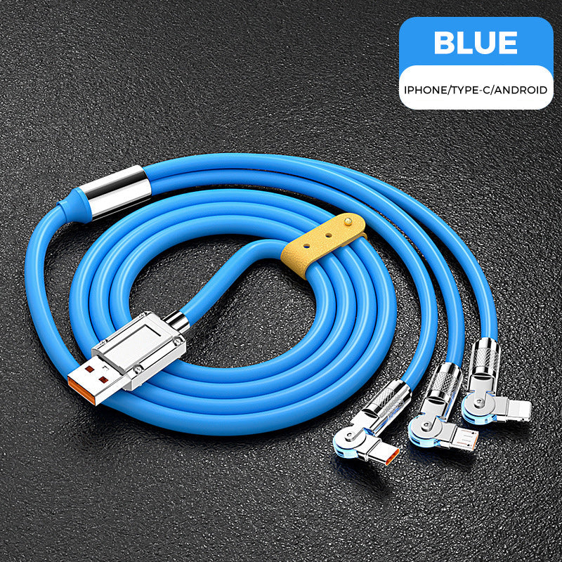 Rotating elbow data cable