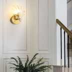 Glass Shell Wall Lamp