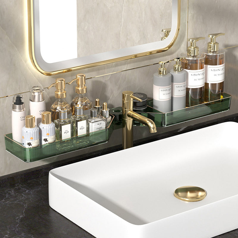 Wall-mounted punch-free corner shelf