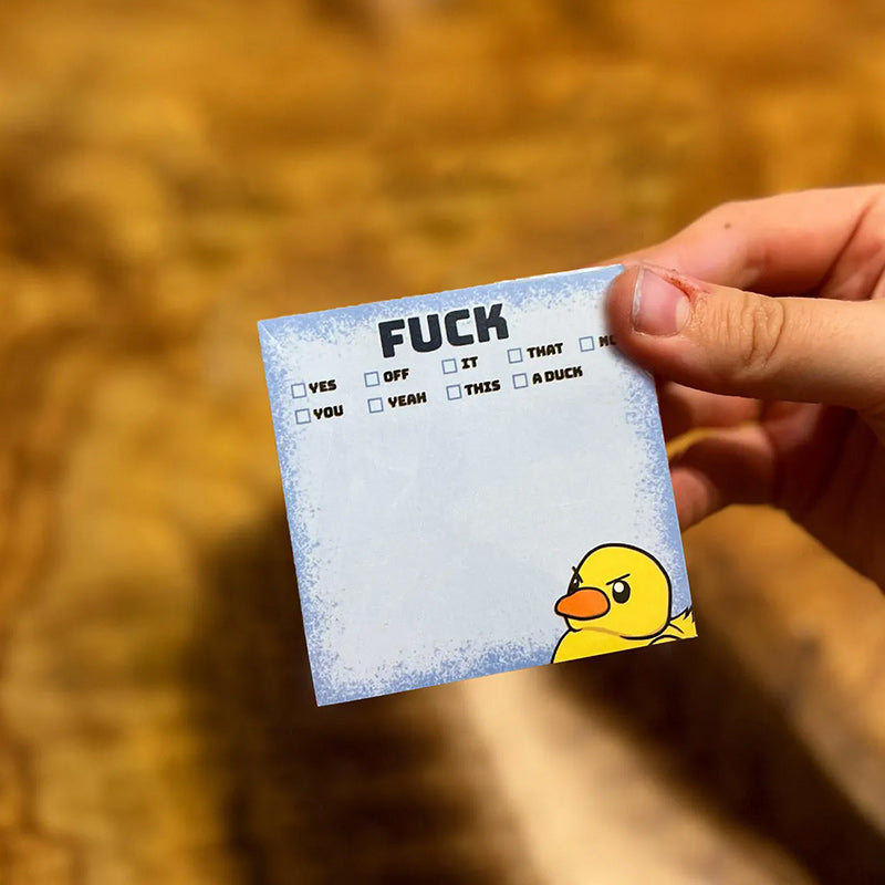 Funny Cheeky Duck Sticky Notes