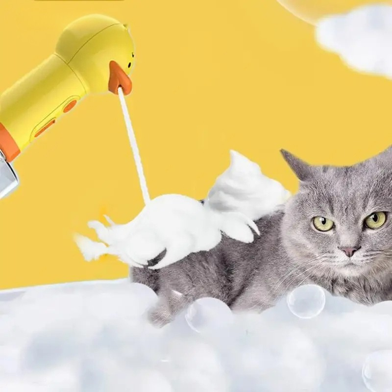 Electric Pet Bath Foaming Soap Dispenser