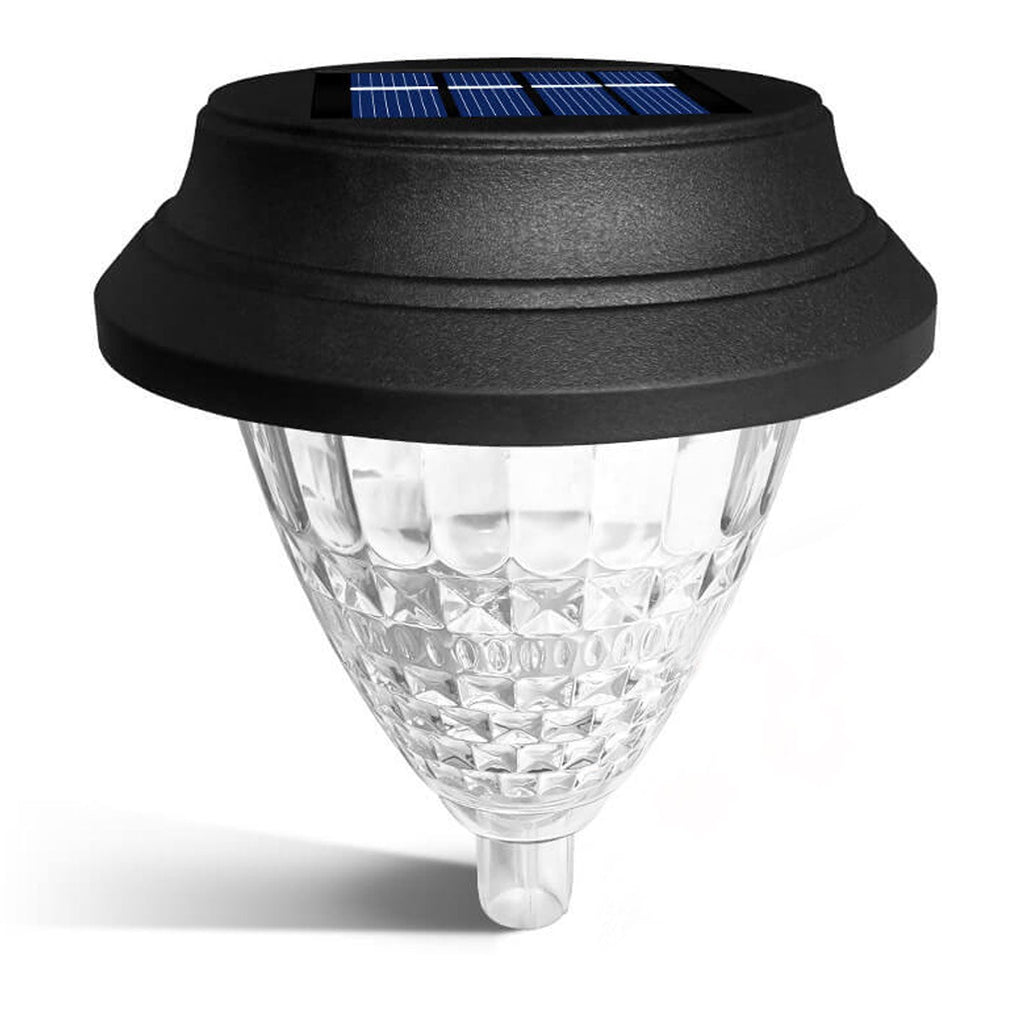 Solar waterproof circular divergent light shadow design LED outdoor garden decorative light