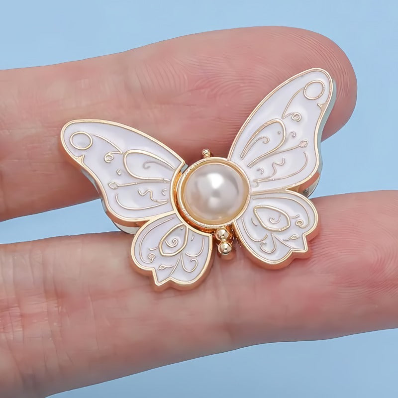 4-Pack Detachable Butterfly Buttons