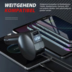 3-in-1 retractable quick charge car adapter