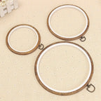 3 Pieces Vintage Embroidery Hoops