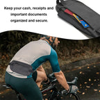 Sport Hip Bag Adjustable with Zipper Pockets