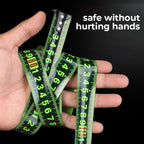 Luminous fluorescent steel measuring tape
