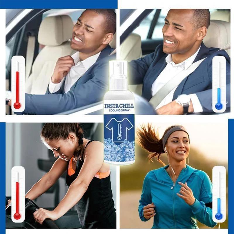 Instant cooling spray
