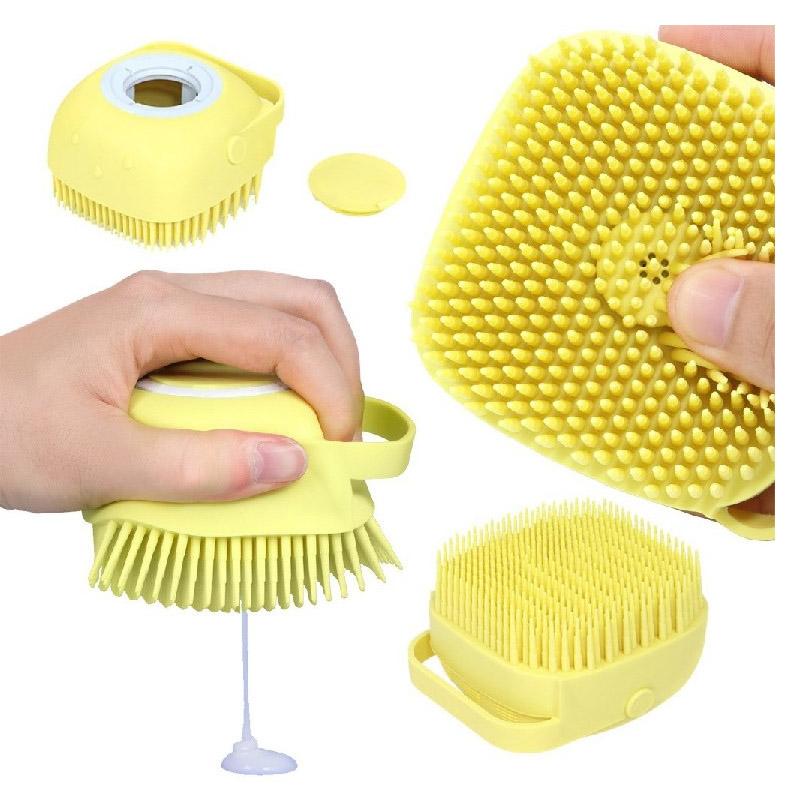 Pet Silicone Bath Brush