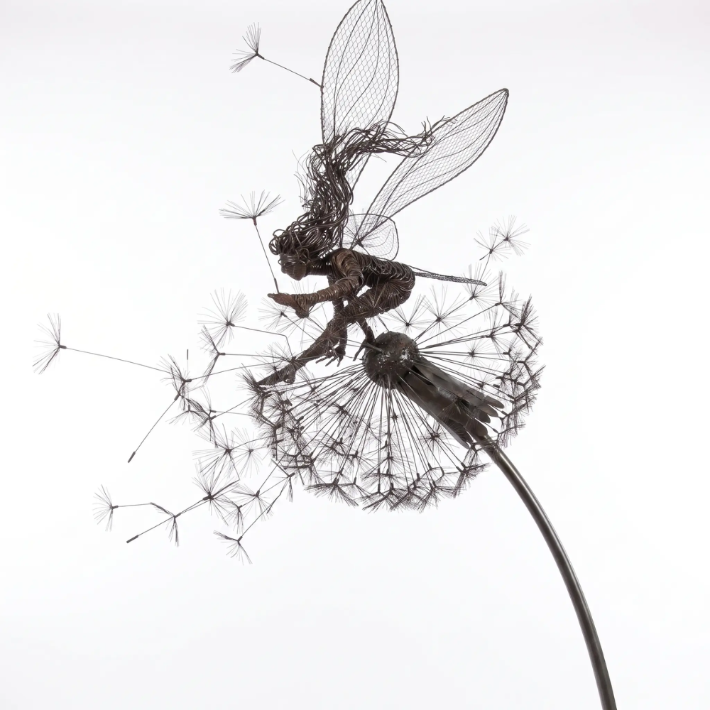 Dancing Fairy Statue Steel Garden
