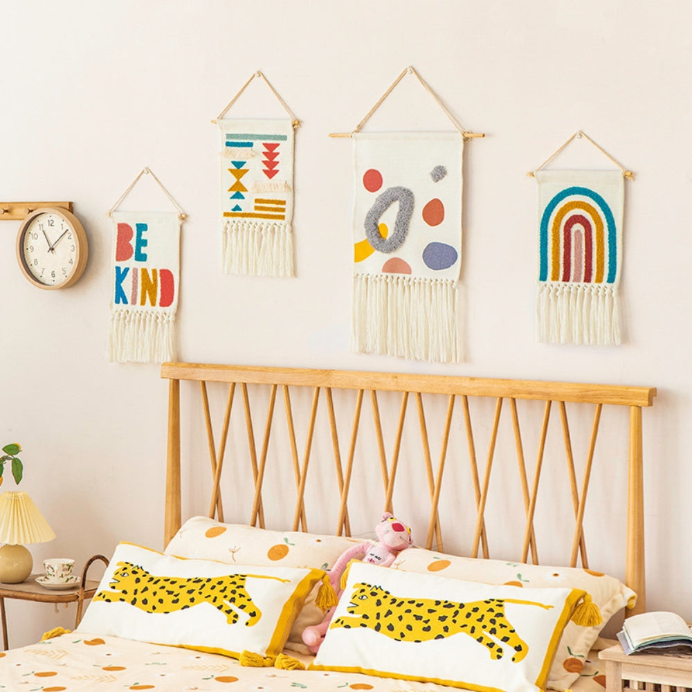 Colorful Fringe Tapestry Decor