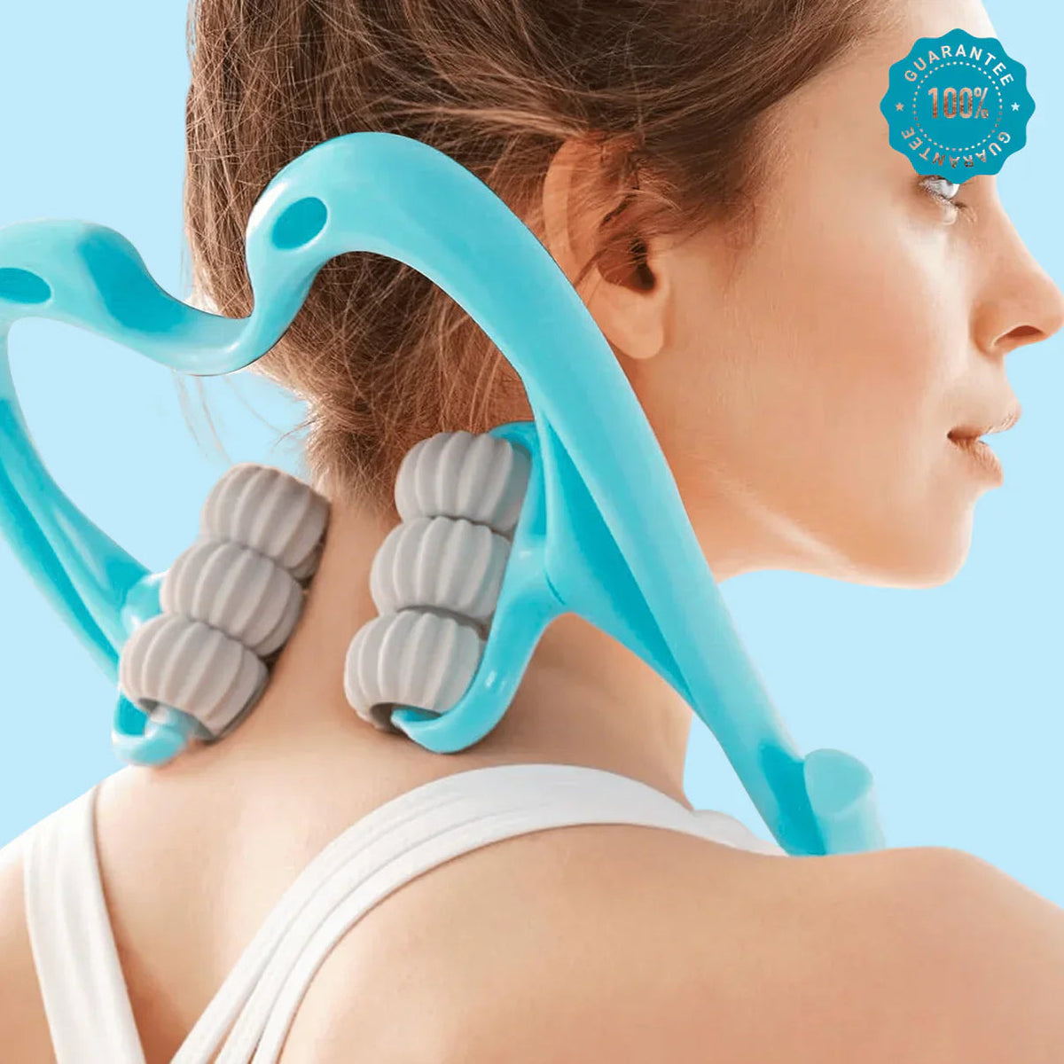 LuxuraNeck Elite Posture Roller | Enhance your neck comfort and effortlessly improve your posture