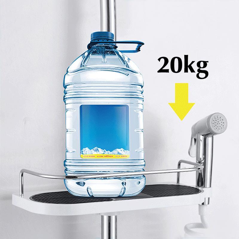 Multifunctional shower shelf