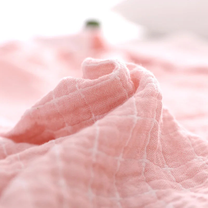 Simple Casual Cotton Blanket in Checkered Design – Soft and Comfortable for Your Home