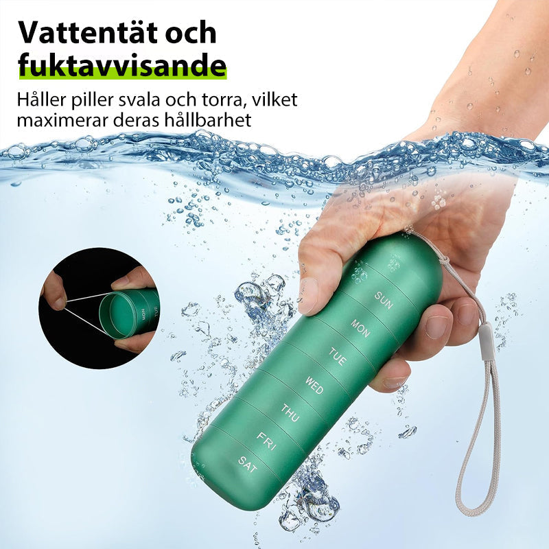 7-Day Portable Pill Organizer for Travel