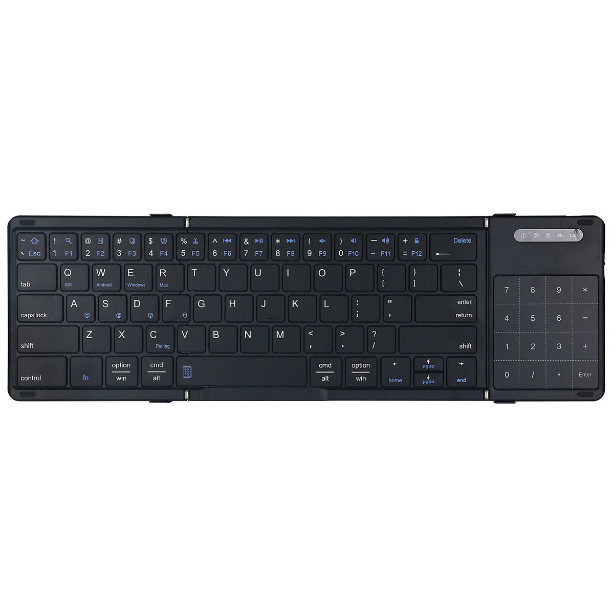 Wireless Portable Slim Smart Tri-Fold Bluetooth Keyboard