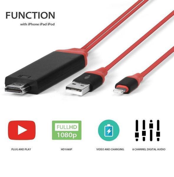 Lighting HDMI Adapter Cable For IOS