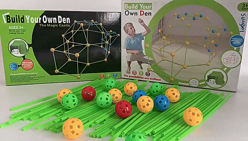 Creative tent for playful learning and building