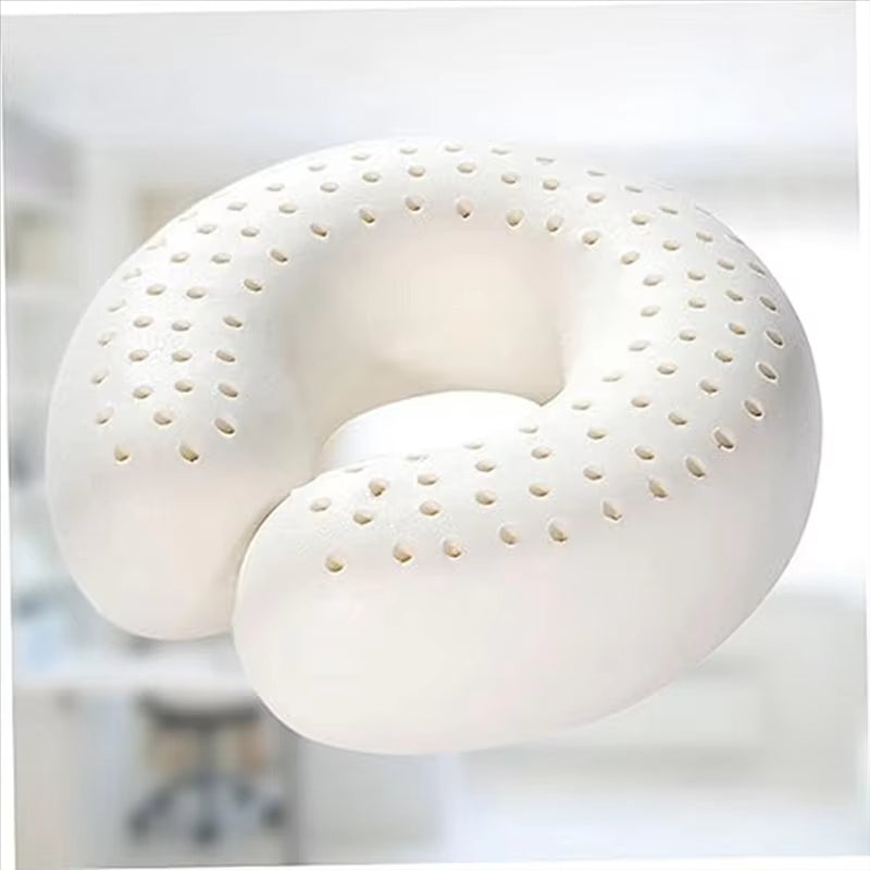 Natural Latex Breathable U-Shaped Neck Pillow