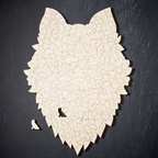 MajesticWolf Puzzle – Premium Wooden Jigsaw Puzzle