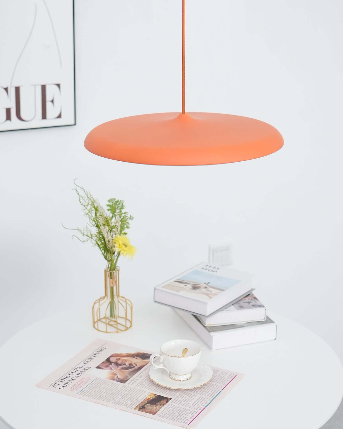 Hanging Lamp with a Simple Form for Modern Interiors