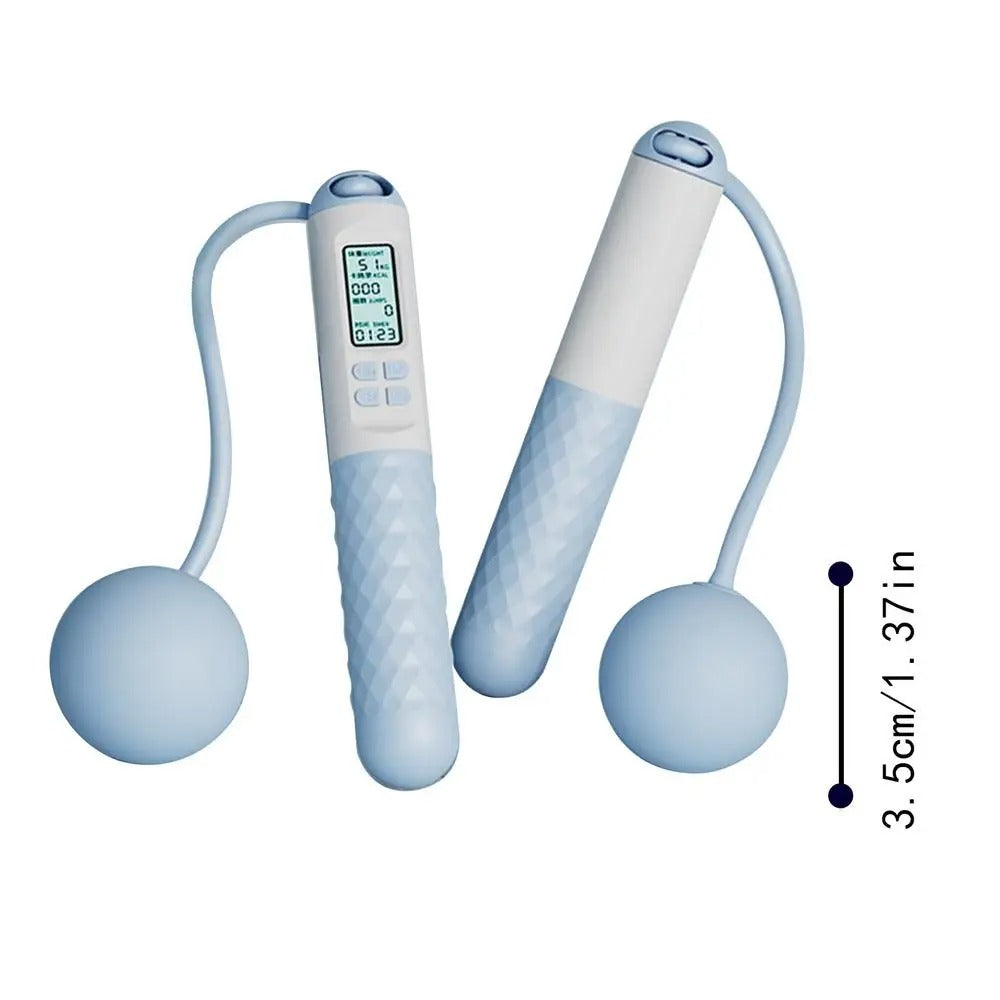 Wireless Jump Rope with Counter – Weighted Handles for Home Cardio Workouts