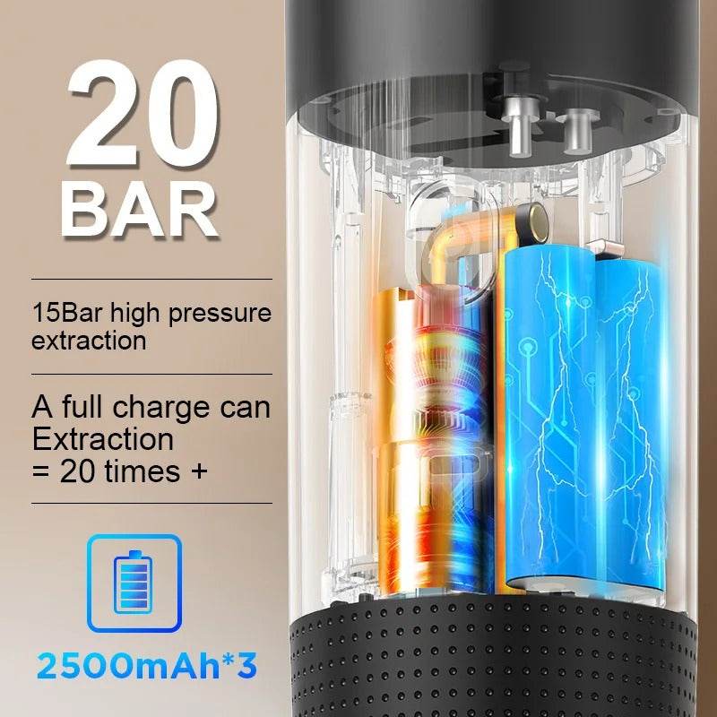 Portable coffee machine | Brew anywhere and anytime