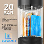 Portable coffee machine | Brew anywhere and anytime