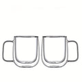 ThermoSip Double-Walled Glass Mug – Borosilicate Glass, Heat-Resistant & Elegant