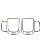 ThermoSip Double-Walled Glass Mug – Borosilicate Glass, Heat-Resistant & Elegant
