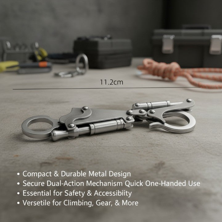 Stainless Steel EDC Keychain Tool, Compact and Lightweight
