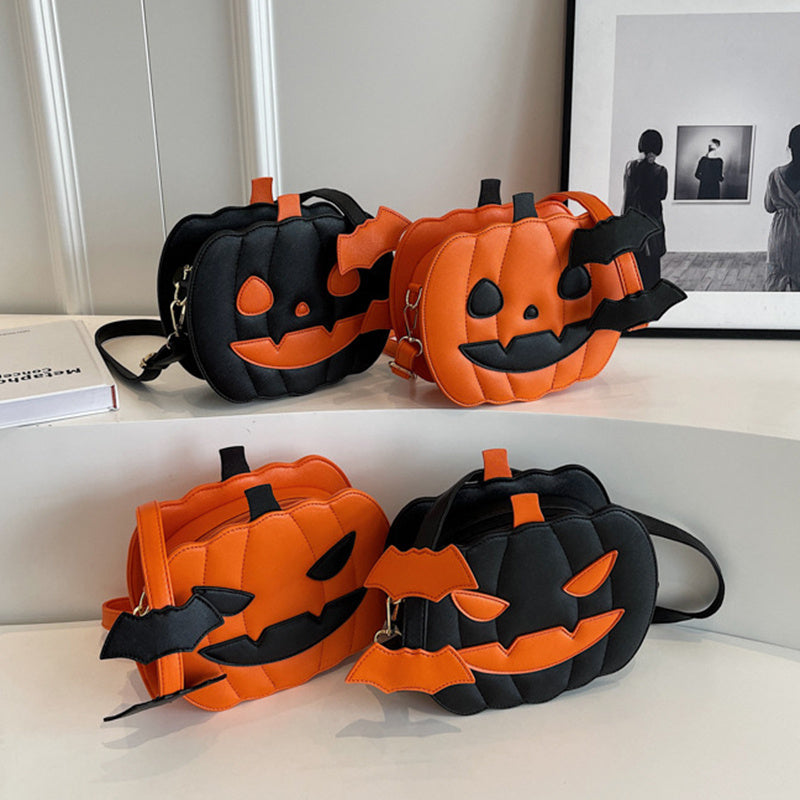Halloween Messenger Bag – Minimalistic Shoulder Bag in Solid Colors