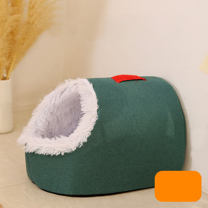 CozyNest Animal Den Bed | Warm and comfortable hiding place for your furry friend
