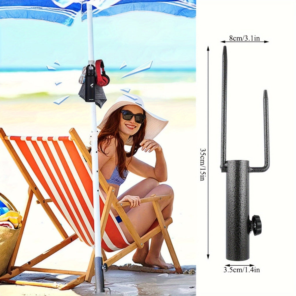 Adjustable Umbrella Stand Stabello | For Ø 2.8–3.2 cm Umbrella Poles | Anti-Slip & Portable | Sturdy Steel Construction
