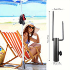 Adjustable Umbrella Stand Stabello | For Ø 2.8–3.2 cm Umbrella Poles | Anti-Slip & Portable | Sturdy Steel Construction