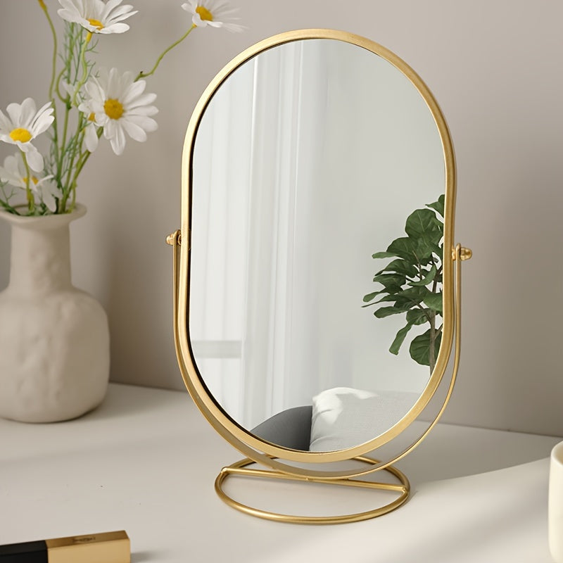 360° Look – Elegant Makeup Mirror for Every Angle