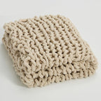 Cozy Chenille Chunky Knit Blanket Throw