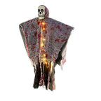 Halloween Hanging Decoration – Blood Red Luminous Skull Ghost