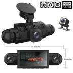 360° Car Dashcam | DashGard Pro CX360 | Full HD Driving Recorder with Night Vision & Parking Monitor