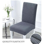 Waterproof elastic cover for dining chairs