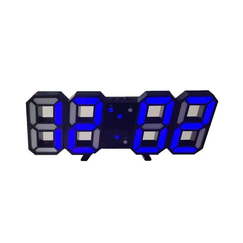 LumiSync 3D LED Wall Clock – Modern Digital Clock with Dimmer Lighting