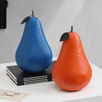 Texture Fruit Apple & Pear Sculpture