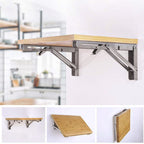 Foldable bracket | 2 sets thick stainless steel folding table bracket