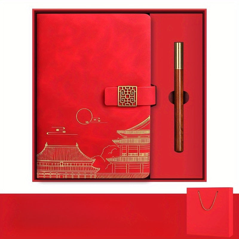 Imperia Luxe Gift Set – Notebook, Thermos Bottle and Pen in Gift Box