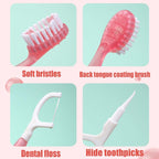 5-in-1 Portable Travel Toothbrush